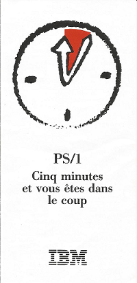 IBM PS/1 Cinq Minutes et vous êtes dans le coup