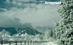 Wallpaper lenovo neige