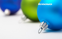 Wallpaper lenovo boulles de Noël